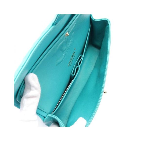 Pre Loved Chanel Timeless Women Turquoise Shopper Bags - Picture 4 of 6